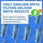 Brita Elite Water Filter Replacement for Pitchers and Dispensers, BPA-Free, Reduces 99% of Lead, Lasts Six Months or 120 Gallons, Includes 1 Pitcher Replacement Filter