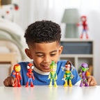 Spidey and his Amazing Friends Hasbro Marvel, Friends & Foes Pack, 5 Action Figures, 4-Inch, Preschool Super Hero Toys for Kids Ages 3 and Up (Amazon Exclusive)