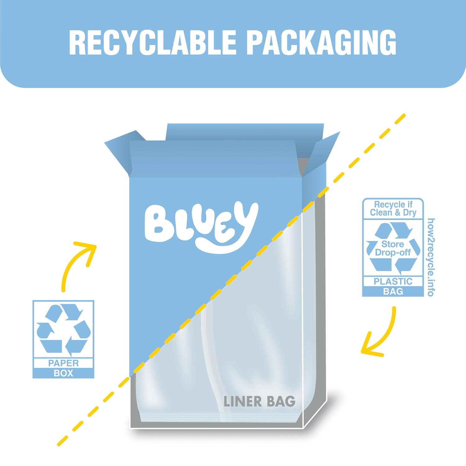 Bluey Cereal, Crispy Corn Cereal Puffs, Made with Whole Grain, Family Size, 18 oz