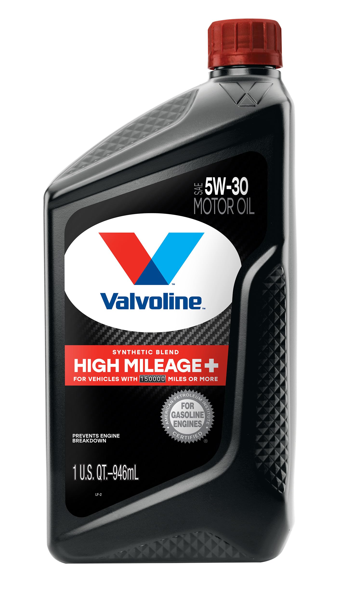 Valvoline High Mileage 150K with Maxlife Plus Technology 5W-30 Motor Oil 5 Quart