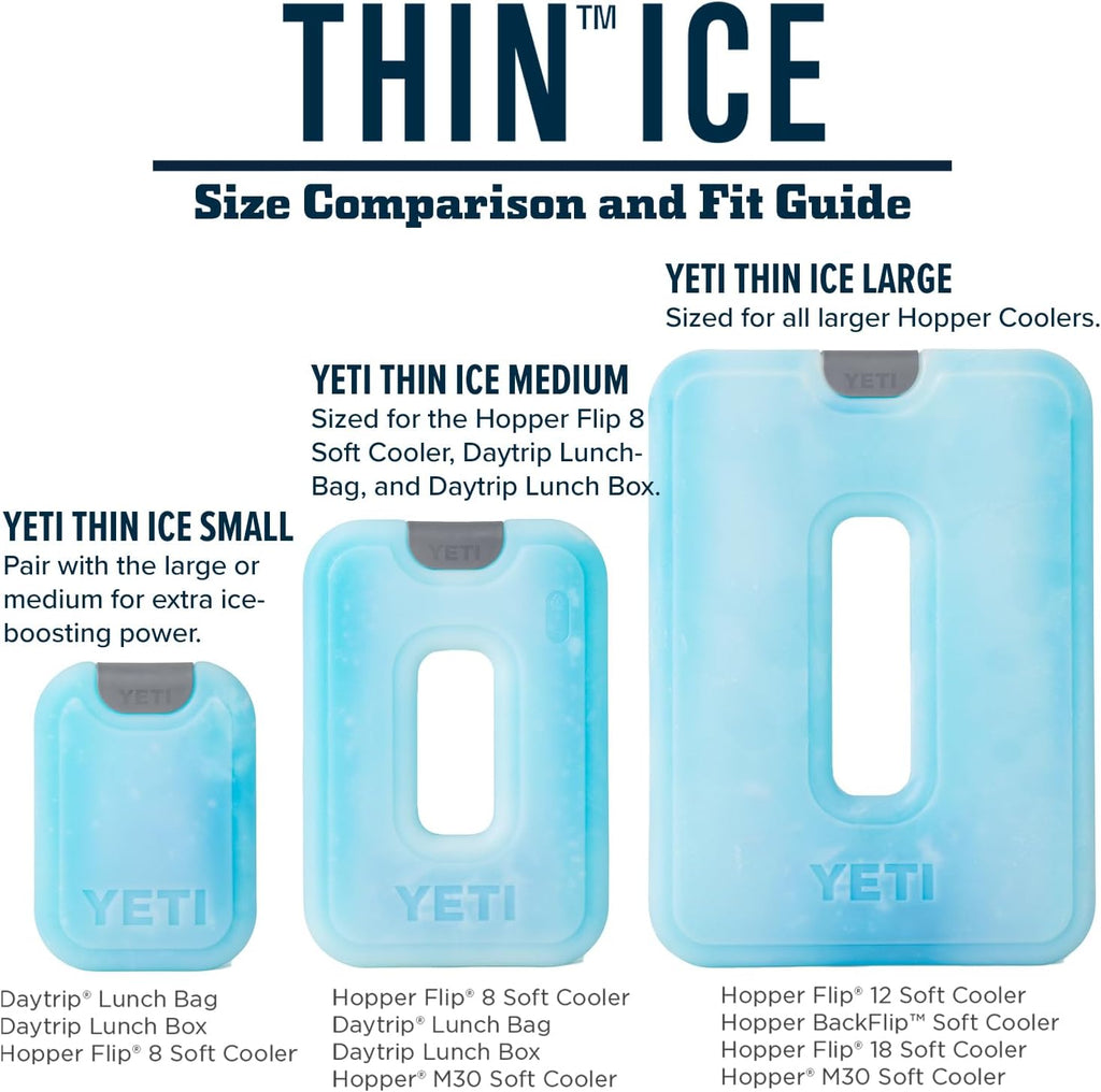 YETI ICE Sheet Refreezable Reusable Cooler Ice Pack