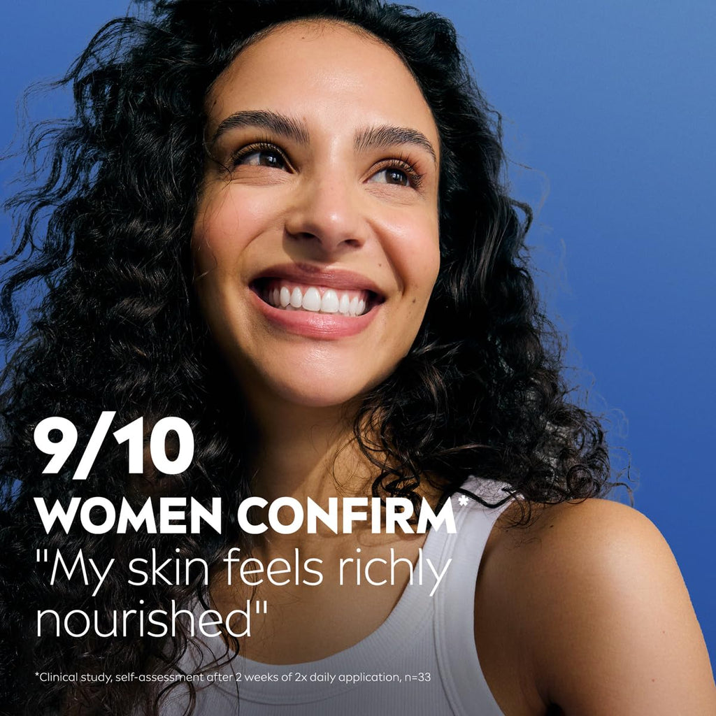 NIVEA Cocoa Butter Body Cream with Deep Nourishing Serum, Cocoa Butter Cream for Dry Skin, 16 Ounce Jar