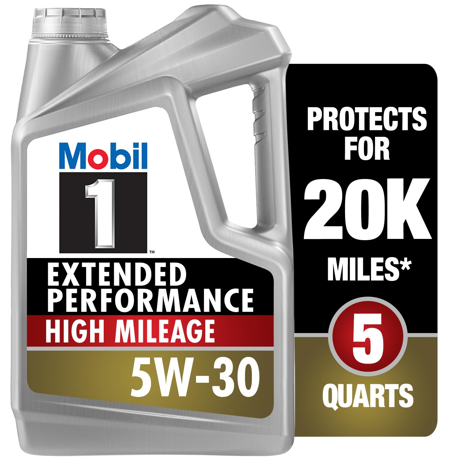 Mobil 1 European Car Formula Full Synthetic Motor Oil 0W-40, 5 Quart