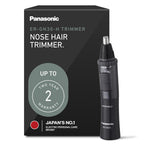 Panasonic Ear and Nose Hair Trimmer for Men with Vacuum Cleaning System, Powerful Motor and Dual-Edge Blades for Smoother Cutting, Wet/Dry – ER-GN70-K (Black)