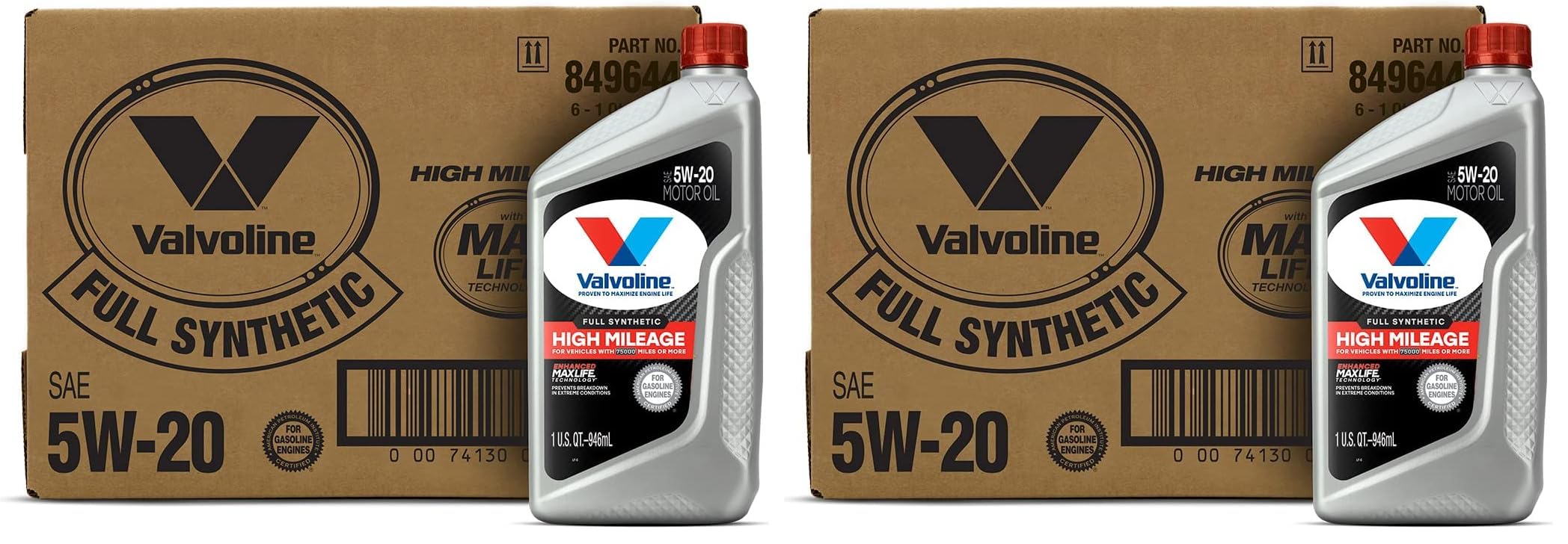 Valvoline High Mileage 150K with Maxlife Plus Technology 5W-30 Motor Oil 5 Quart