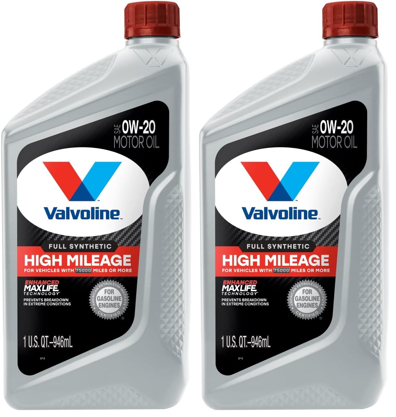 Valvoline High Mileage 150K with Maxlife Plus Technology 5W-30 Motor Oil 5 Quart