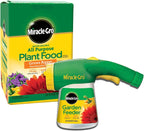 Miracle-Gro Water Soluble All Purpose Plant Food, For All Indoor or Outdoor Plants, Roses, Flowers, Vegetables, Houseplants, Trees, and Shrubs, 1.5 lbs