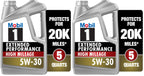 Mobil 1 European Car Formula Full Synthetic Motor Oil 0W-40, 5 Quart