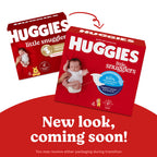 Huggies Size 1 Diapers, Little Snugglers Diapers, Size 1 (8-14 lbs), 198 Count (6 Packs of 33), Packaging May Vary
