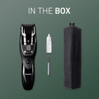 Panasonic Cordless Beard Trimmer for Men with Precision Dial, 19 Adjustable Length Settings, Rechargeable Battery, Washable - ER-GB42-K (Black)