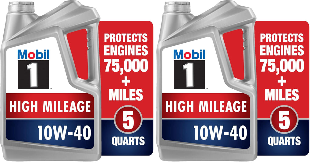 Mobil 1 European Car Formula Full Synthetic Motor Oil 0W-40, 5 Quart
