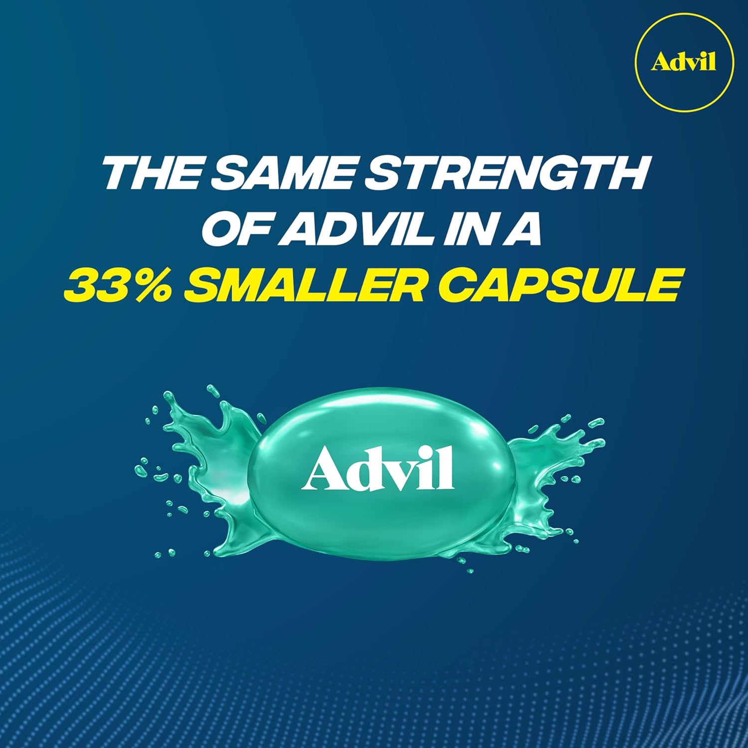 Advil Liqui-Gels Minis Pain Reliever and Fever Reducer, Pain Medicine for Adults with Ibuprofen 200mg for Pain Relief - 80 Liquid Filled Capsules