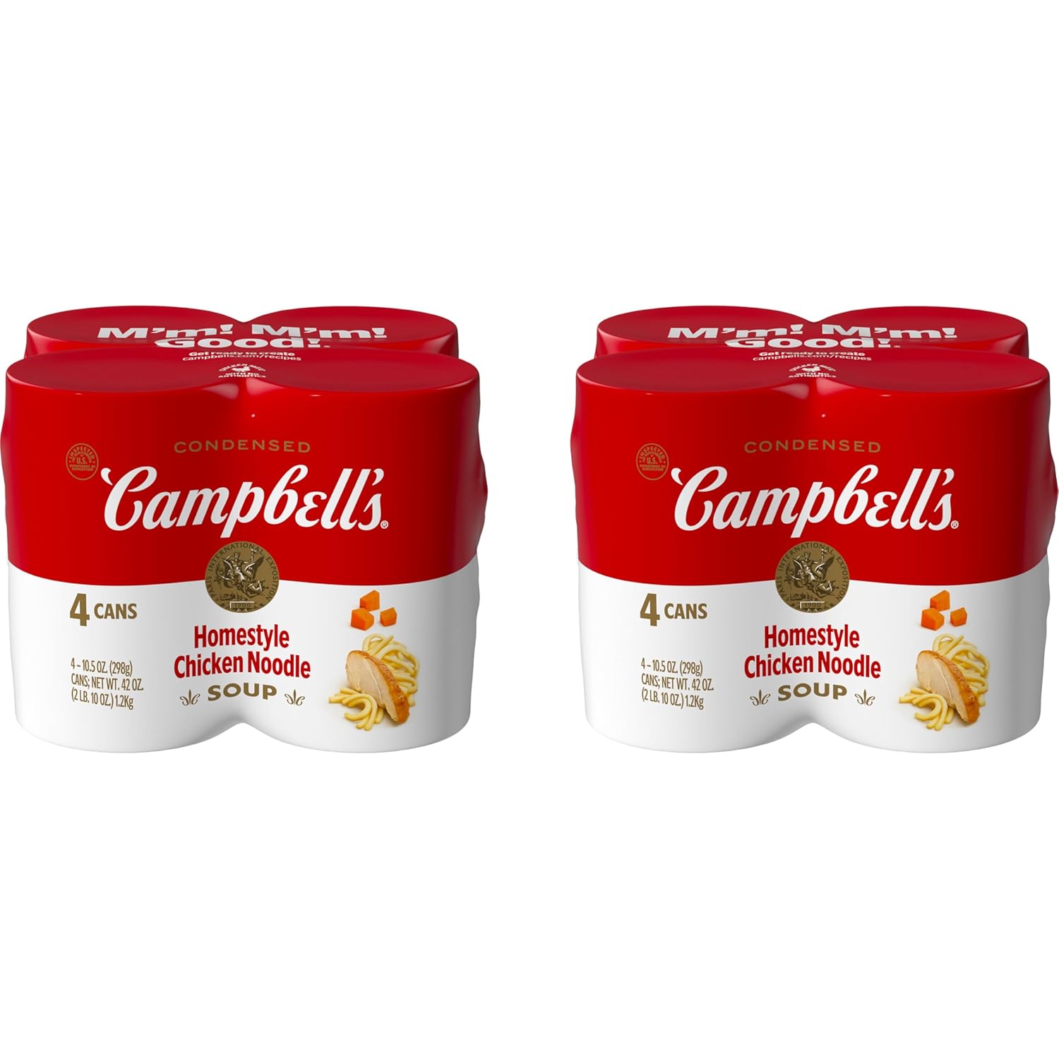 Campbell's Condensed Chicken Noodle Soup, 10.75 Ounce Can (Pack of 4)