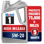 Mobil 1 European Car Formula Full Synthetic Motor Oil 0W-40, 5 Quart
