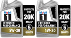 Mobil 1 European Car Formula Full Synthetic Motor Oil 0W-40, 5 Quart