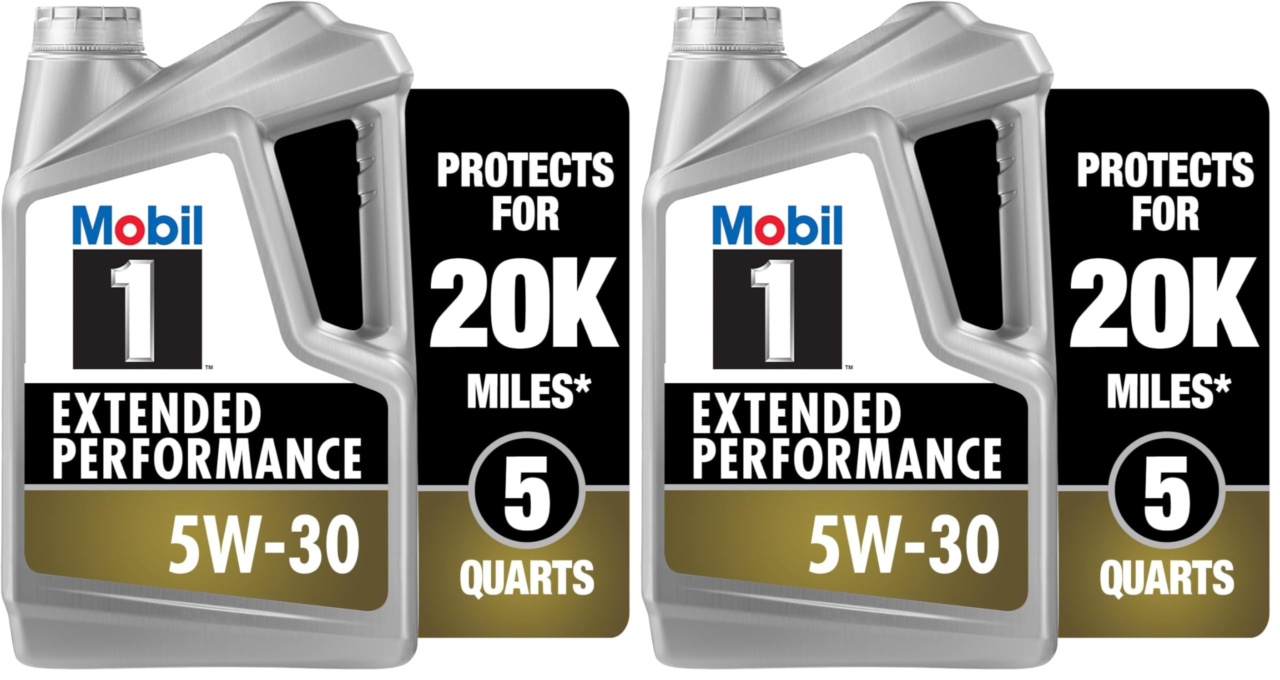 Mobil 1 European Car Formula Full Synthetic Motor Oil 0W-40, 5 Quart