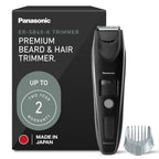 Panasonic Cordless Beard Trimmer for Men with Precision Dial, 19 Adjustable Length Settings, Rechargeable Battery, Washable - ER-GB42-K (Black)