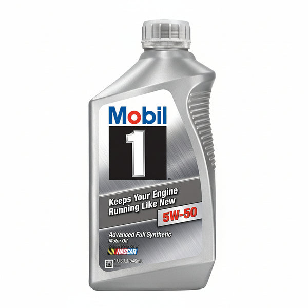 Mobil 1 106035 5W-50 Advanced Full Synthetic Motor Oil - 1 Quart (Pack of 6)