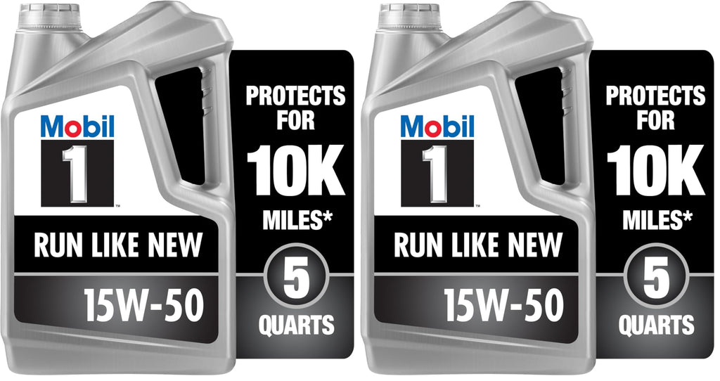 Mobil 1 European Car Formula Full Synthetic Motor Oil 0W-40, 5 Quart