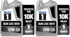 Mobil 1 European Car Formula Full Synthetic Motor Oil 0W-40, 5 Quart