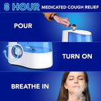 Vicks VapoSteam Medicated Liquid with Camphor, a Cough Suppressant, 8 Oz – VapoSteam Liquid Helps Relieve Coughing, for Use in Vicks Vaporizers and Humidifiers