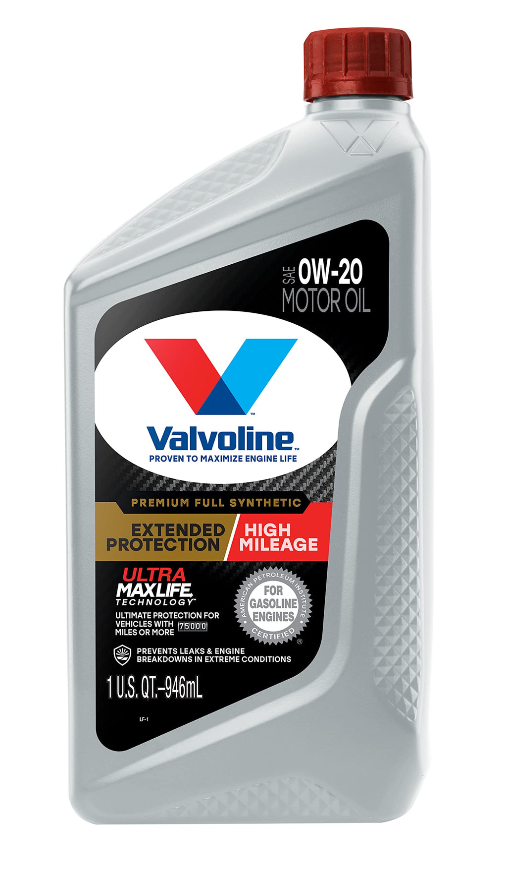 Valvoline High Mileage 150K with Maxlife Plus Technology 5W-30 Motor Oil 5 Quart