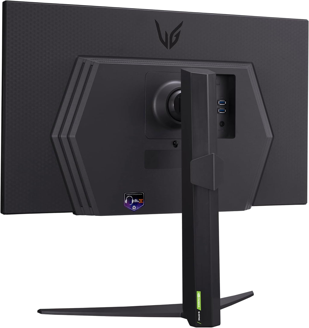 LG 27GR83Q-B 27-inch UltraGear QHD (2560x1440) IPS Gaming Monitor, 240Hz, 1ms, DisplayHDR 400, G-Sync AMD FreeSync Premium, HDMI 2.1 DisplayPort, 4-Pole HP Out DTS GP:X, Tilt/Height/Pivot Stand, Black