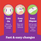 Huggies Size 6 Baby Diapers, Little Movers HuggFit 360° Baby Diapers with 360° Waistband, Size 6 (35+ lbs), 104 Count (2 Packs of 52), Packaging May Vary