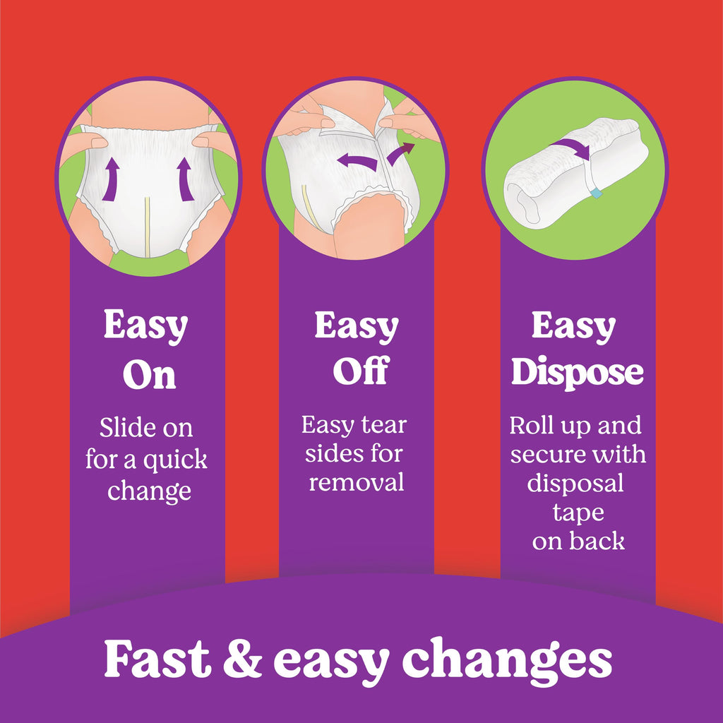 Huggies Size 6 Baby Diapers, Little Movers HuggFit 360° Baby Diapers with 360° Waistband, Size 6 (35+ lbs), 104 Count (2 Packs of 52), Packaging May Vary