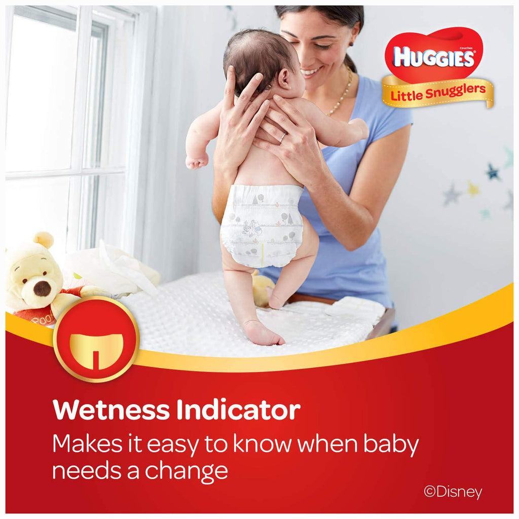 Huggies Size 1 Diapers, Little Snugglers Diapers, Size 1 (8-14 lbs), 198 Count (6 Packs of 33), Packaging May Vary