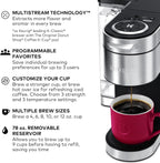 Keurig K-Supreme Plus Single Serve K-Cup Pod Coffee Maker, MultiStream Technology, Customizable Strength and Temperature Settings, Programmable, 78oz Removable Reservoir, Stainless Steel