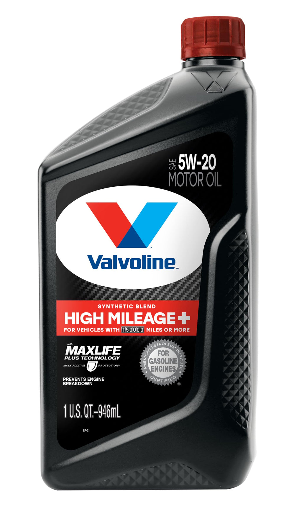 Valvoline High Mileage 150K with Maxlife Plus Technology 5W-30 Motor Oil 5 Quart