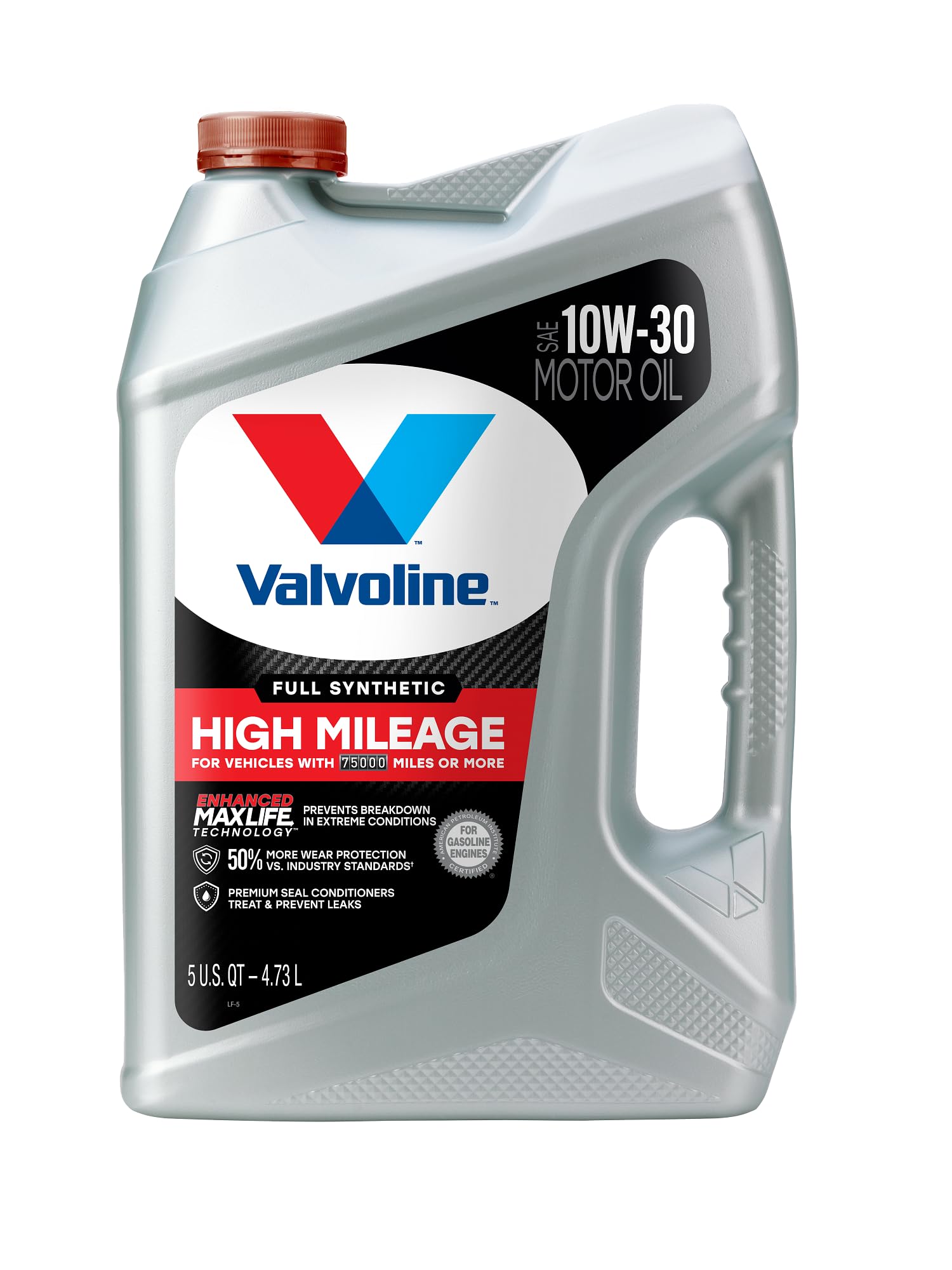 Valvoline High Mileage 150K with Maxlife Plus Technology 5W-30 Motor Oil 5 Quart