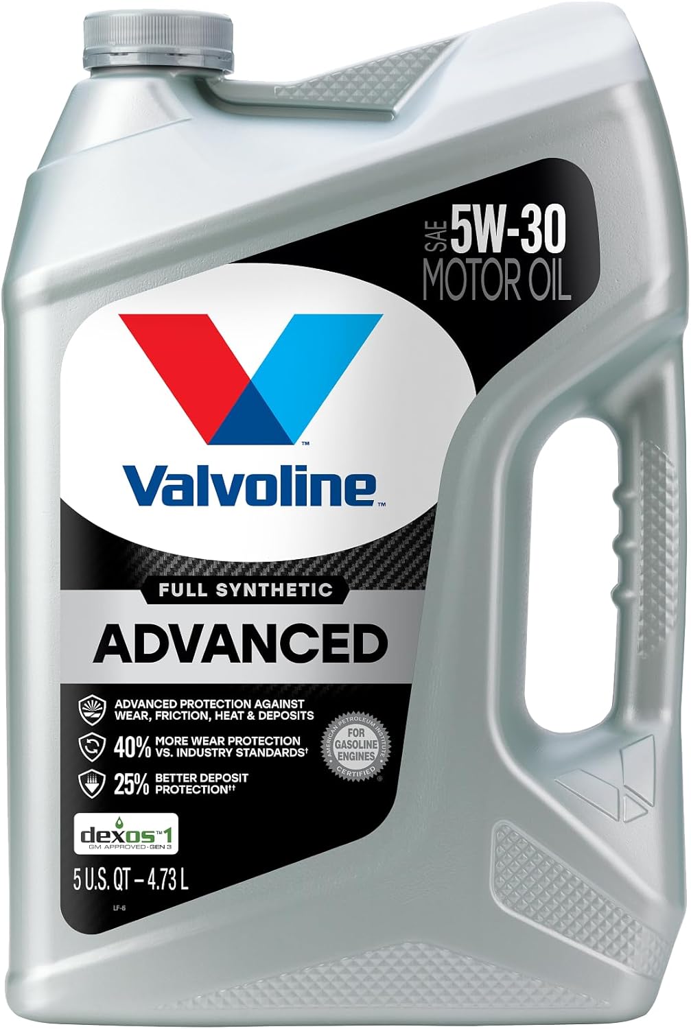Valvoline Advanced Full Synthetic SAE 5W-30 Motor Oil 5 QT