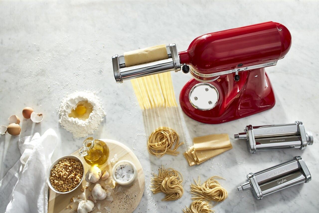 KitchenAid Stand Mixer Attachment, KSMPRA 3-Piece Pasta Roller & Cutter Set