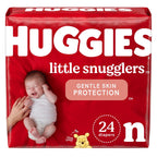 Huggies Size 1 Diapers, Little Snugglers Diapers, Size 1 (8-14 lbs), 198 Count (6 Packs of 33), Packaging May Vary