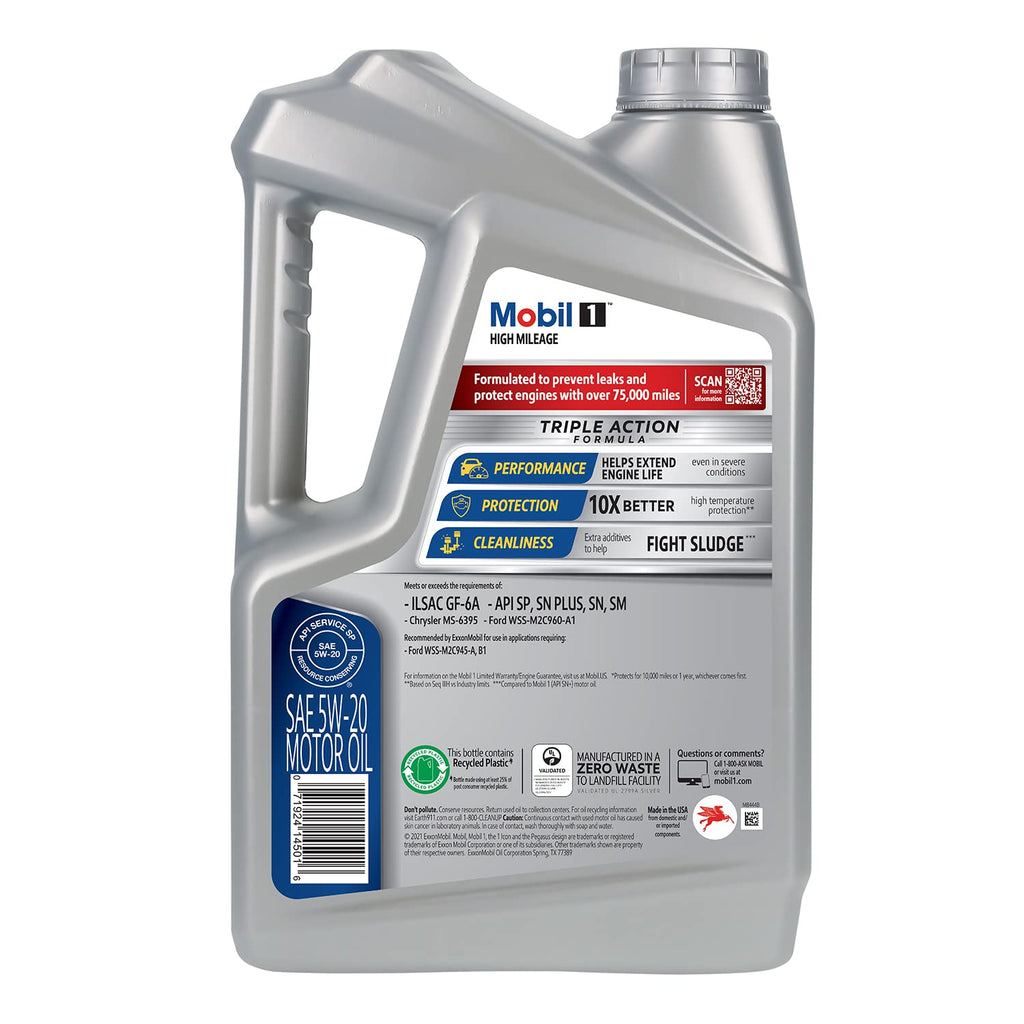 Mobil 1 European Car Formula Full Synthetic Motor Oil 0W-40, 5 Quart