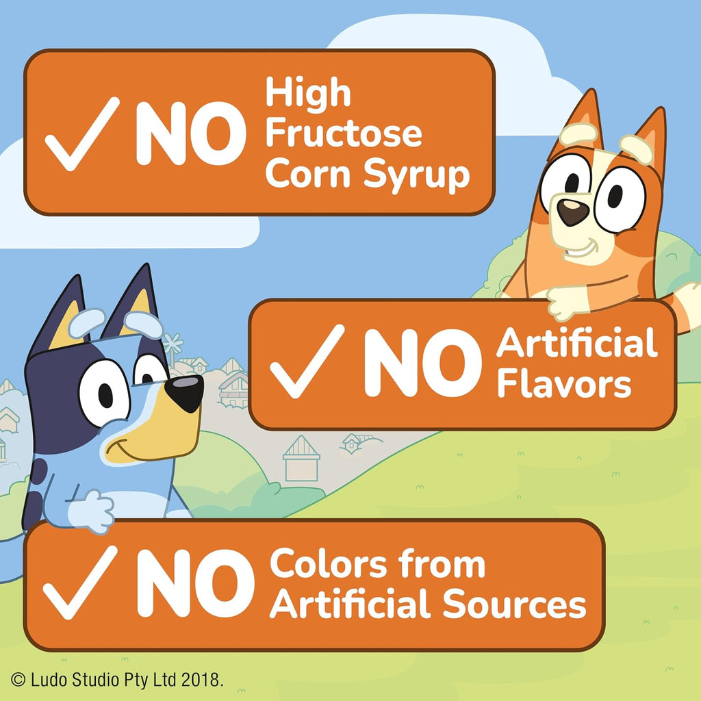 Bluey Cereal, Crispy Corn Cereal Puffs, Made with Whole Grain, Family Size, 18 oz