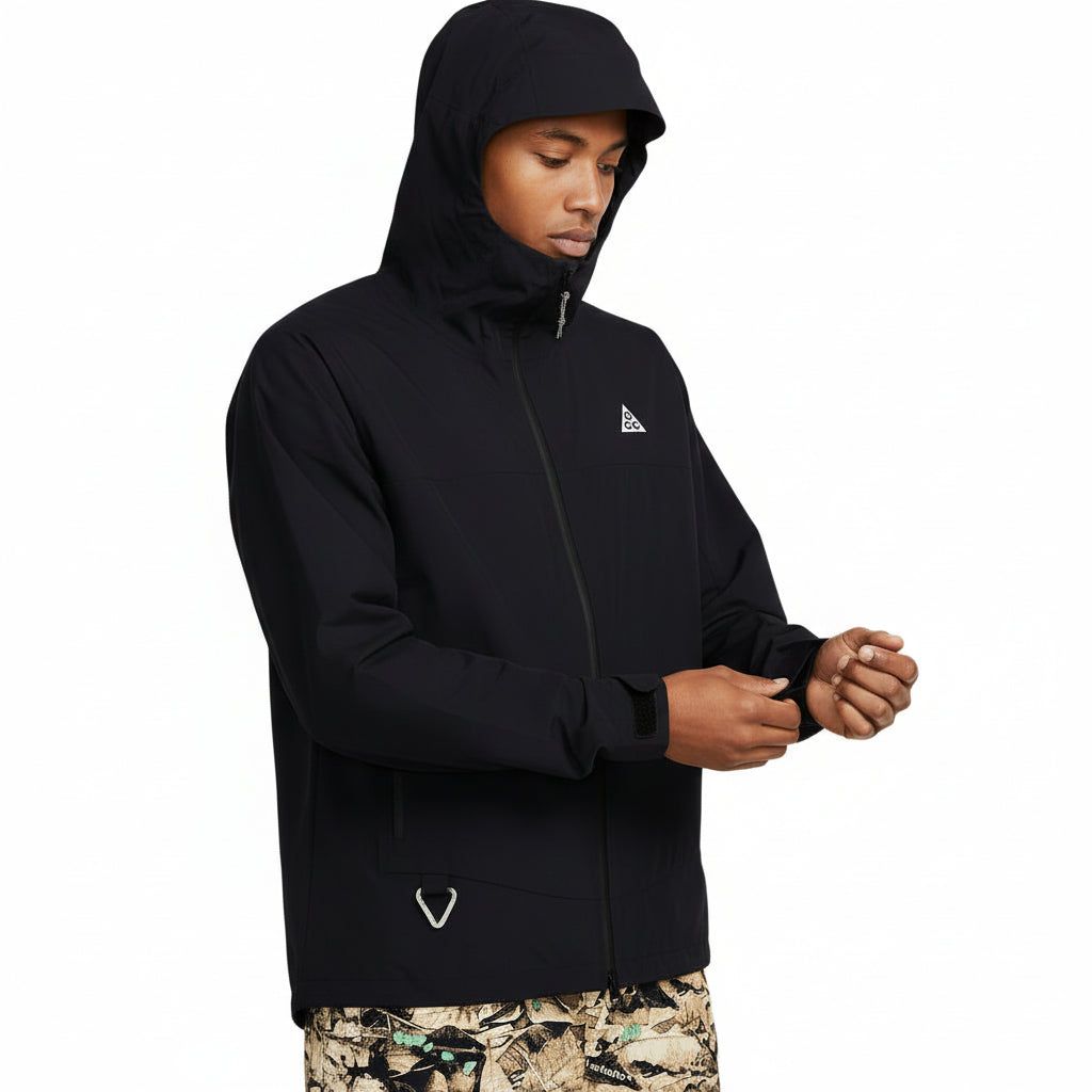 Nike ACG Morpho Men's Storm-FIT ADV Rain Jacket (Black/Black/Summit White)