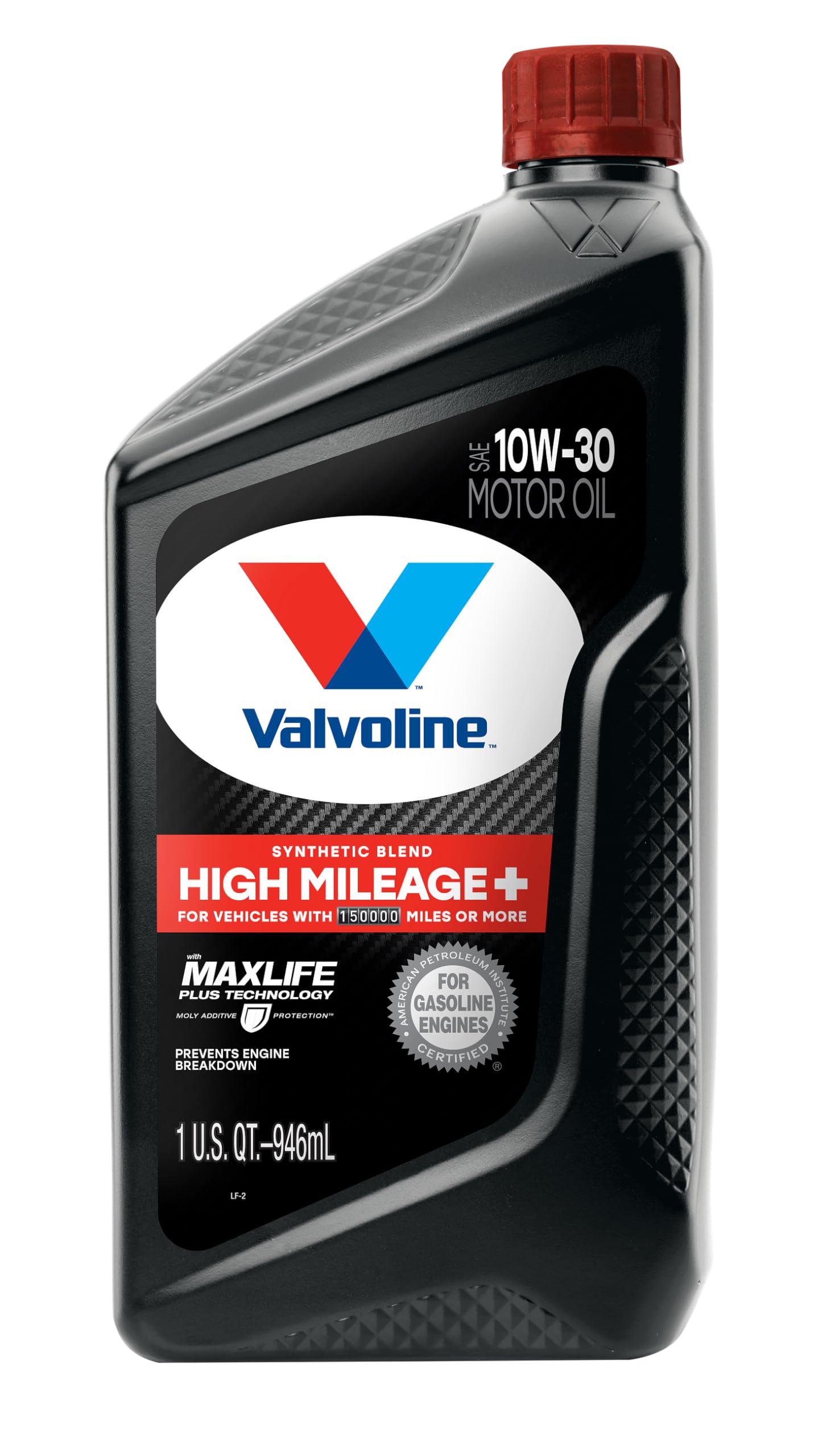 Valvoline High Mileage 150K with Maxlife Plus Technology 5W-30 Motor Oil 5 Quart