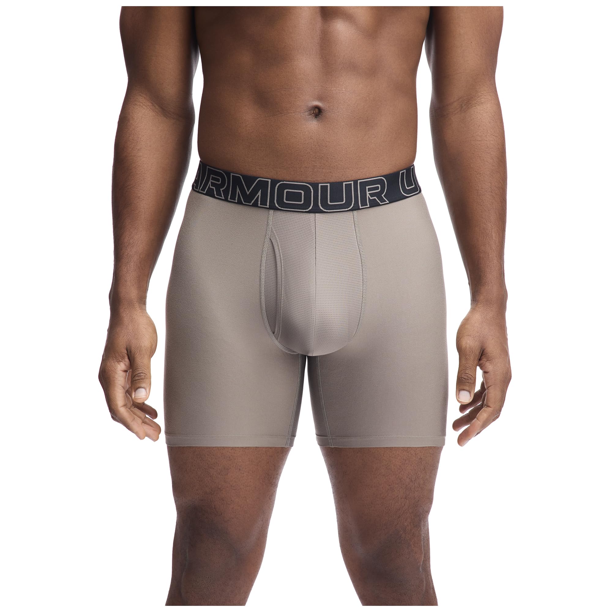 Under Armour Men's Multi-Pack Standard Tech Boxer Brief, 6" Inseam, All-Day Comfort & Ultra-Soft