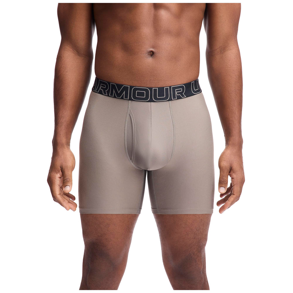 Under Armour Men's Multi-Pack Standard Tech Boxer Brief, 6" Inseam, All-Day Comfort & Ultra-Soft