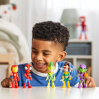 Spidey and his Amazing Friends Hasbro Marvel, Friends & Foes Pack, 5 Action Figures, 4-Inch, Preschool Super Hero Toys for Kids Ages 3 and Up (Amazon Exclusive)
