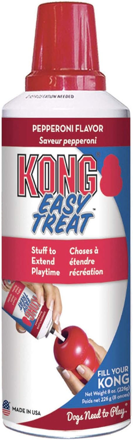 KONG - Easy Treat - Dog Treat Paste - Peanut Butter - 8 Ounce (Pack of 2)