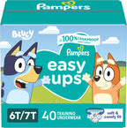Pampers Training Pants - Easy Ups Boys & Girls Bluey - Size 5T-6T, 84 Count, Children's Potty Underwear (Packaging May Vary)