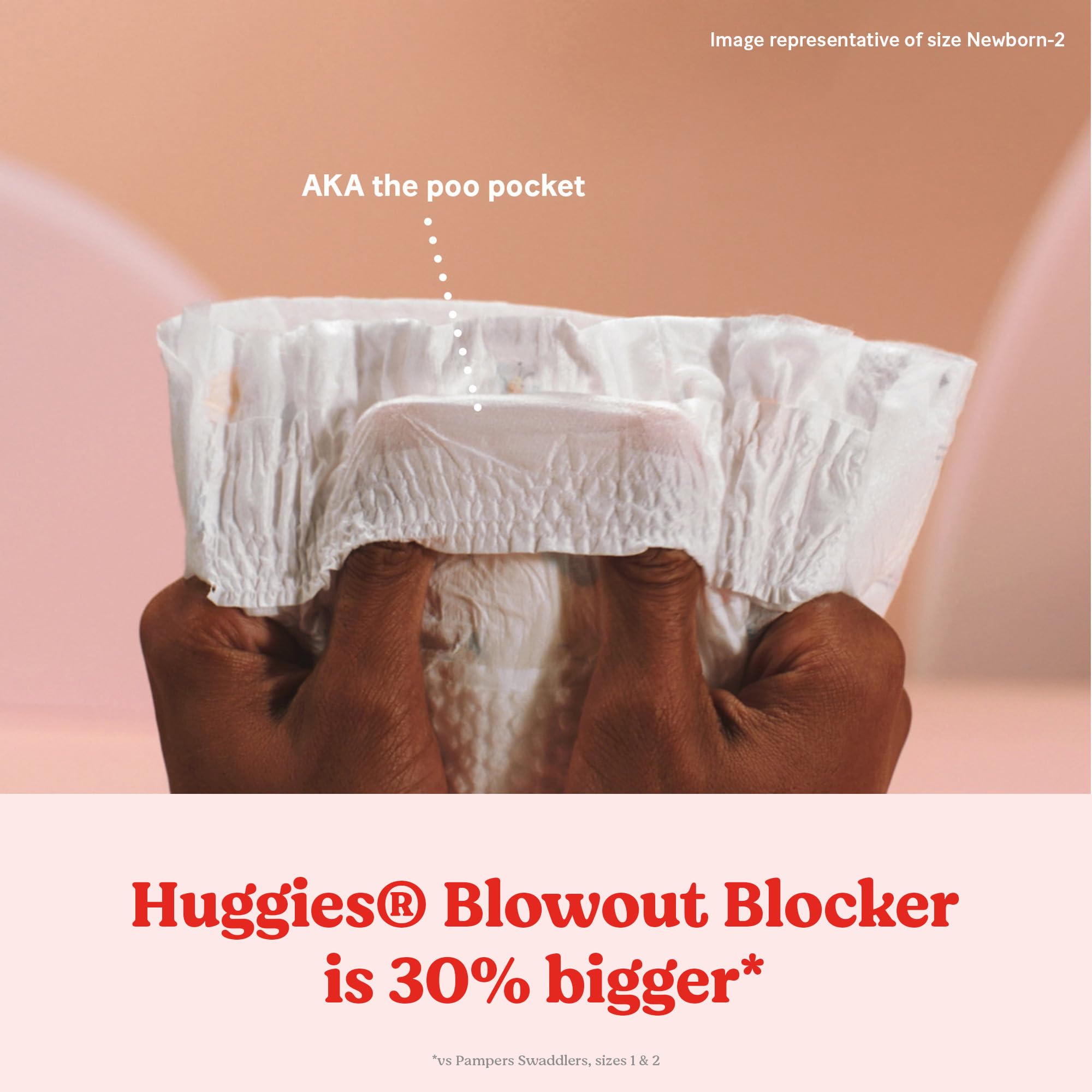 Huggies Size 1 Diapers, Little Snugglers Diapers, Size 1 (8-14 lbs), 198 Count (6 Packs of 33), Packaging May Vary
