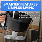 Brita Water Pitcher, Everyday Elite Filter, Removes 99% of Lead, Includes 1 Filter, 10-Cup Capacity, White