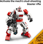 LEGO Star Wars Clone Shock Trooper Mech Building Toy for Boys & Girls - Poseable Star Wars Figure W/Pretend Play Blaster & Stud Shooter for Kids & Fans, Ages 6+ - Gift Idea for Birthdays - 75448
