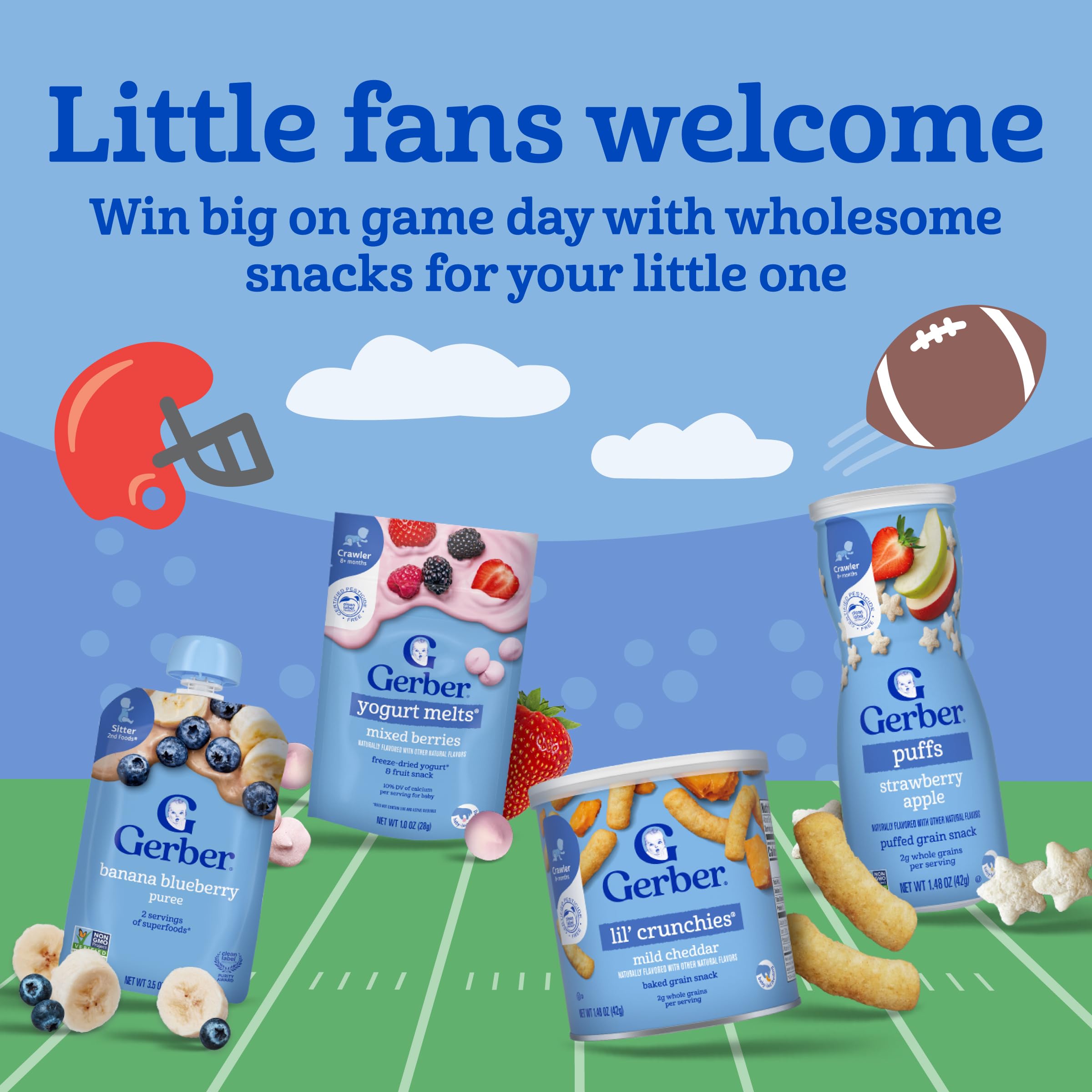 Gerber Snacks for Baby Lil Crunchies, Garden Tomato, 1.48 Ounce (Pack of 6)