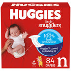 Huggies Size 1 Diapers, Little Snugglers Diapers, Size 1 (8-14 lbs), 198 Count (6 Packs of 33), Packaging May Vary